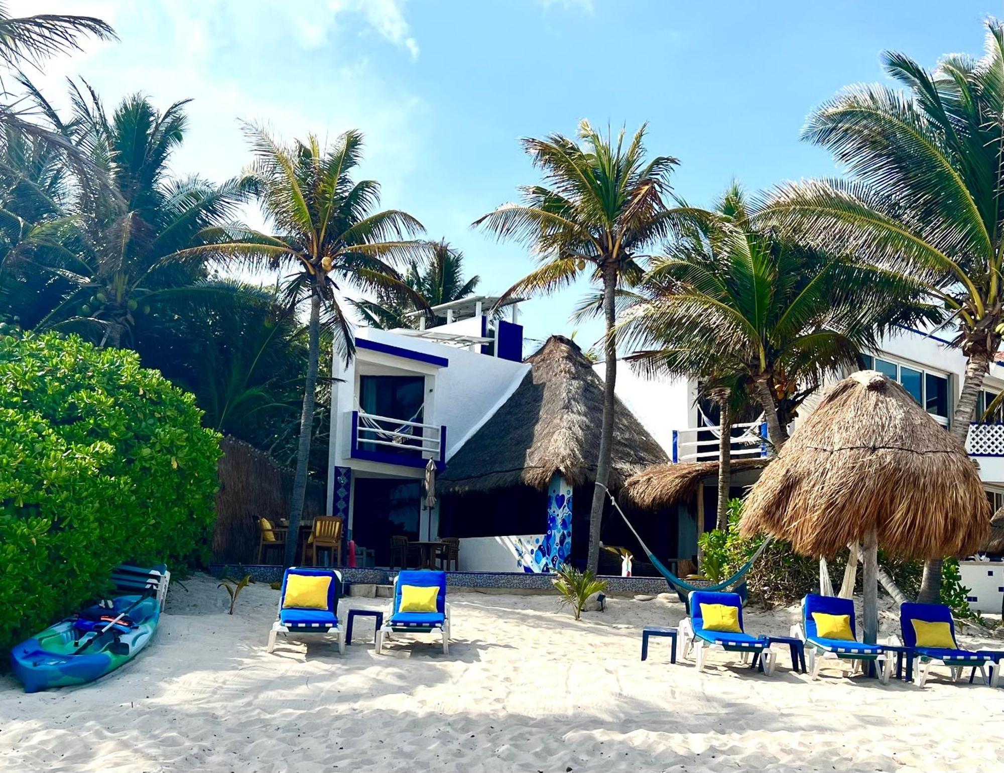 Beachfront Hammock Heaven Apartment Akumal Exterior photo